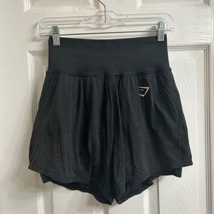 NWOT Gymshark Vital Seamless 2.0 2-in-1 Shorts in Black Marl